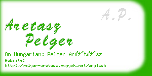 aretasz pelger business card